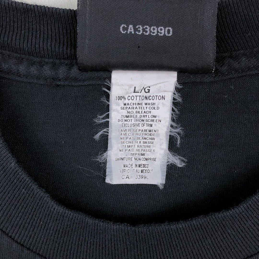 00's ADMIT ONE AC cotton black type Vintage Second Hand