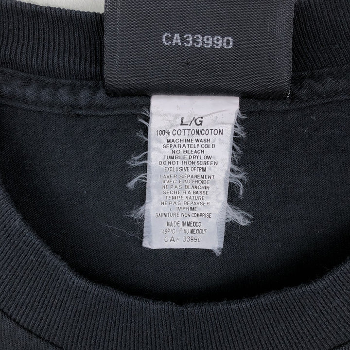 00's ADMIT ONE AC cotton black type Vintage Second Hand