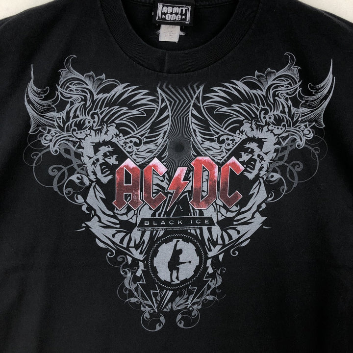00's ADMIT ONE AC cotton black type Vintage Second Hand