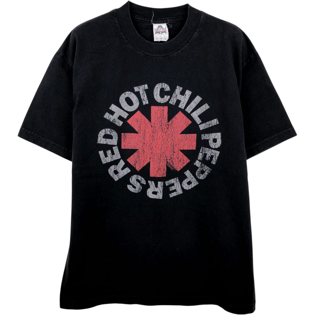 ALSTYLE RED HOT CHILI PEPPERS Band T-shirt, Men's M size cotton black type Vintage Second Hand
