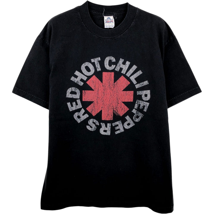 ALSTYLE RED HOT CHILI PEPPERS Band T-shirt, Men's M size cotton black type Vintage Second Hand