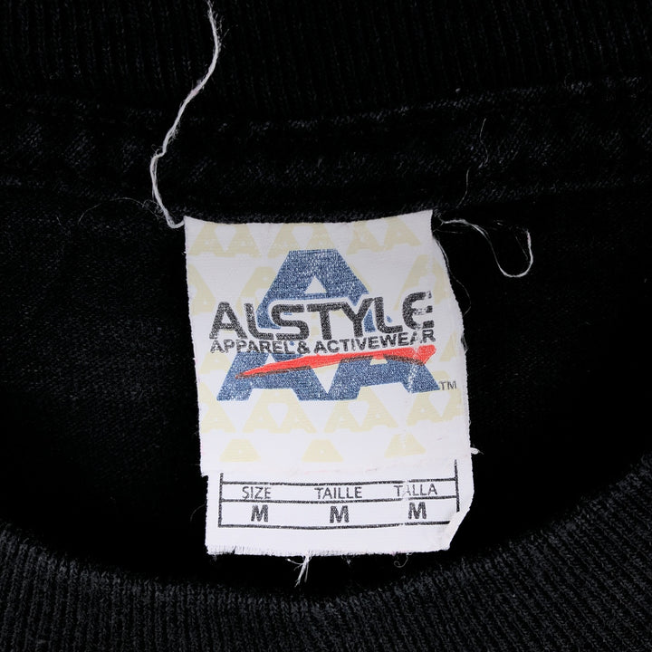 ALSTYLE RED HOT CHILI PEPPERS Band T-shirt, Men's M size cotton black type Vintage Second Hand