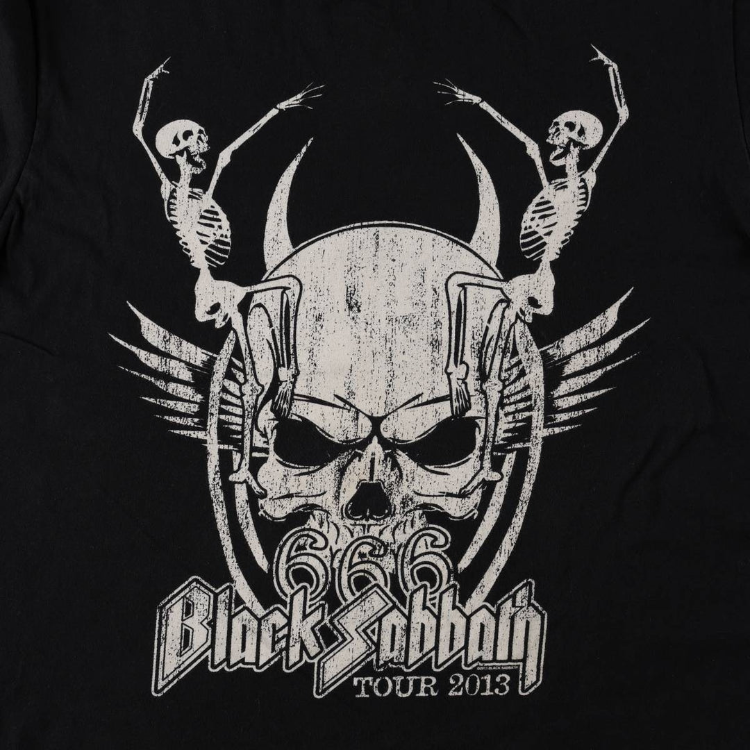 Gildan Black Sabbath Band T-Shirt, Men's Size L cotton black type Vintage Second Hand