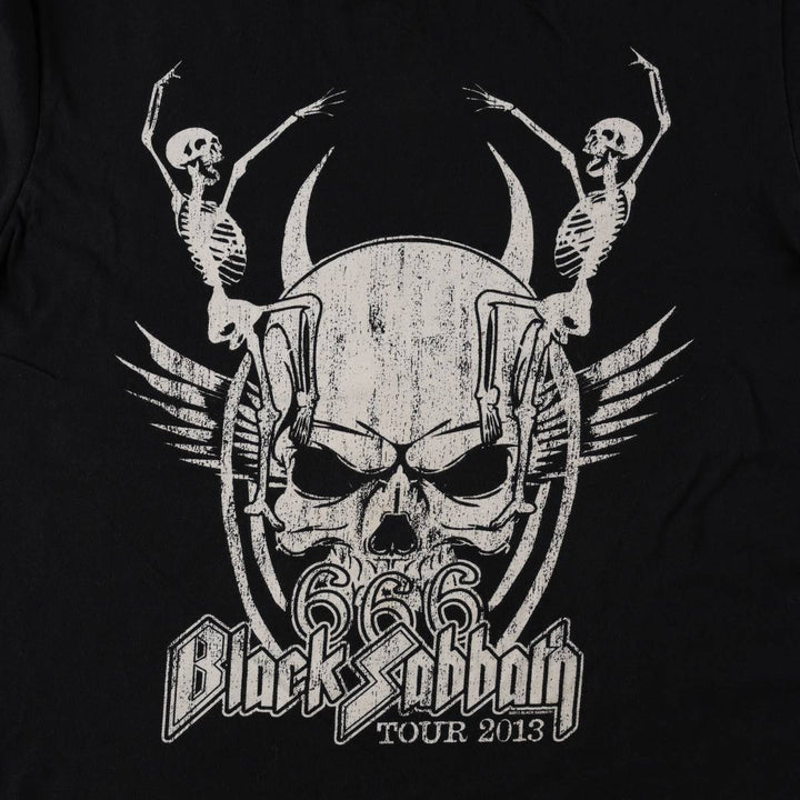 Gildan Black Sabbath Band T-Shirt, Men's Size L cotton black type Vintage Second Hand