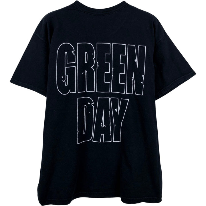 GREEN DAY Green Day Band T-shirt Band T Men's XL size unclear black type Vintage Second Hand