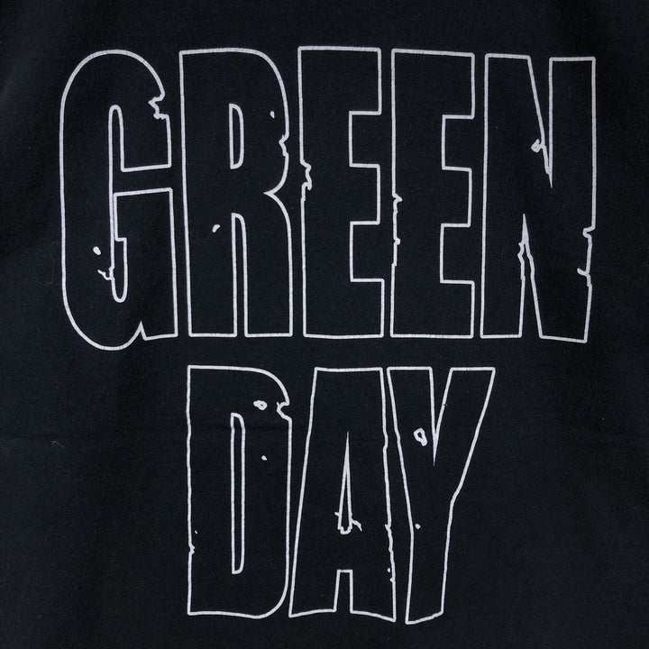 GREEN DAY Green Day Band T-shirt Band T Men's XL size unclear black type Vintage Second Hand