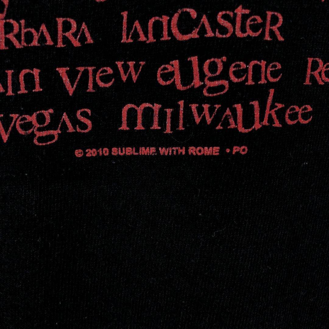 Anvil SUBLIME Band T-Shirt, Men's Size L cotton black type Vintage Second Hand