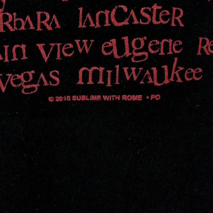 Anvil SUBLIME Band T-Shirt, Men's Size L cotton black type Vintage Second Hand