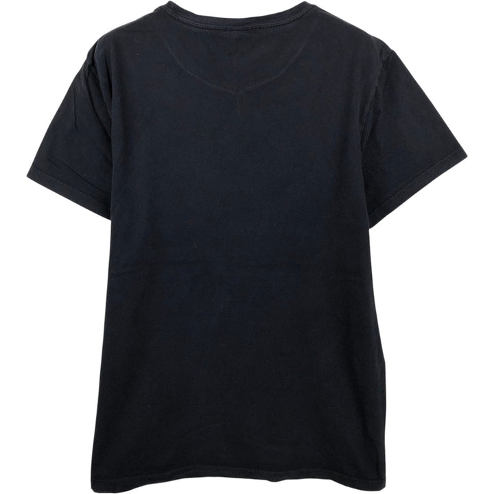 BAY ISLAND SLAYER Skull Pattern Band T-Shirt (Men's Size M) cotton black type Vintage Second Hand