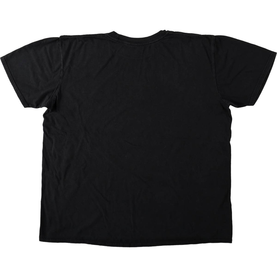 METALLICA Skull Pattern Band T-shirt Band Tee Men's L size cotton black type Vintage Second Hand