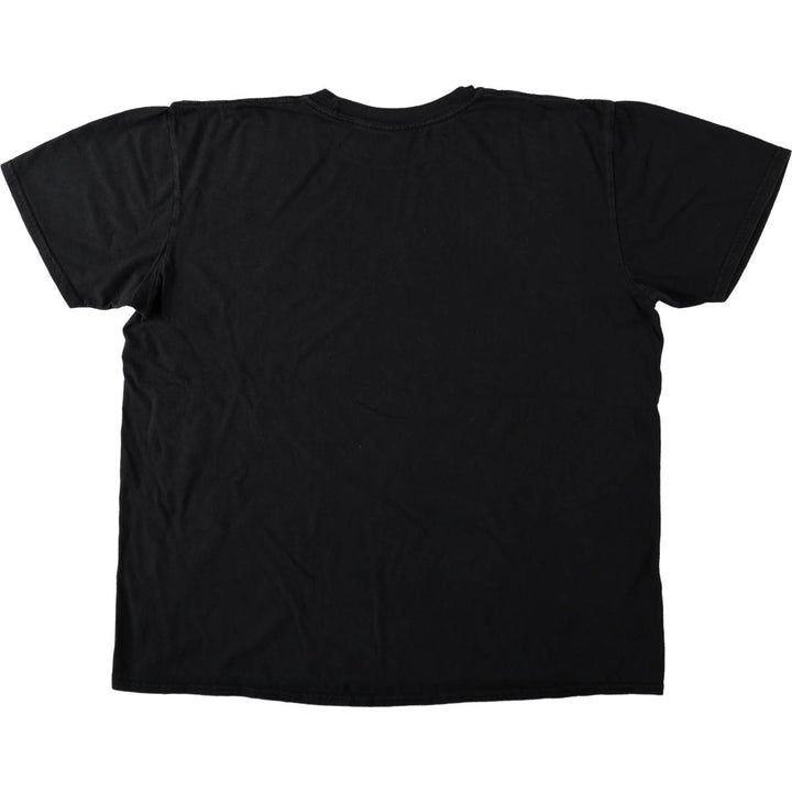 METALLICA Skull Pattern Band T-shirt Band Tee Men's L size cotton black type Vintage Second Hand