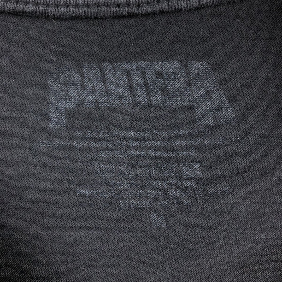 PANTERA Pantera Band T-shirt, Made in the UK, Men's M size cotton black type Vintage Second Hand
