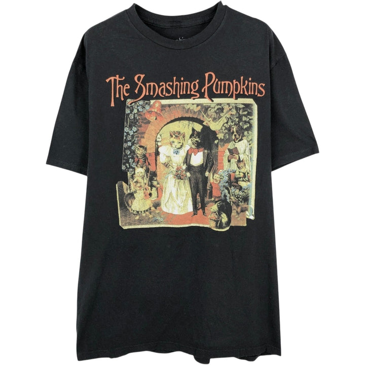 THE SMASHING PUMPKINS Smashing Pumpkins Band T-shirt Band T Men's L size cotton black type Vintage Second Hand