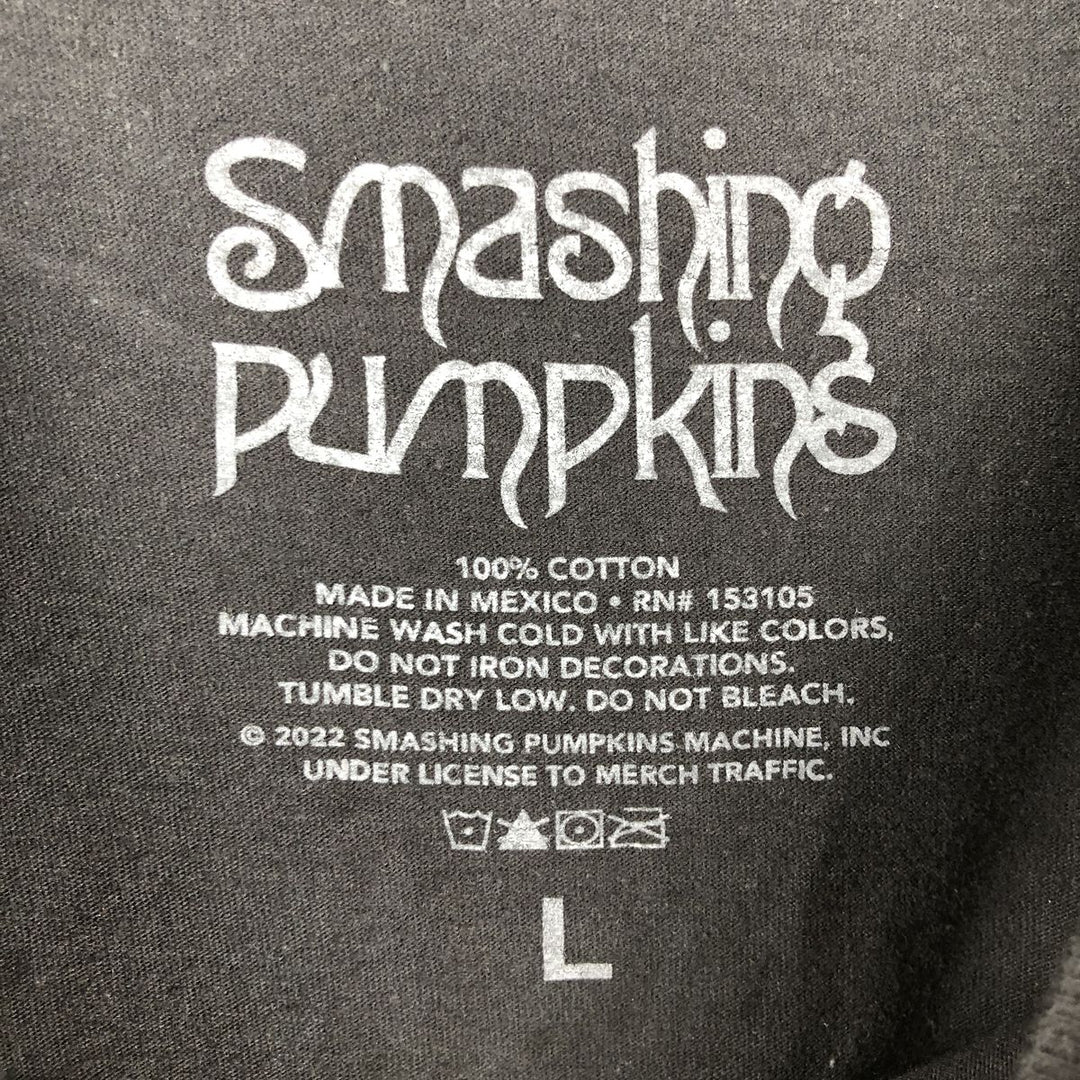 THE SMASHING PUMPKINS Smashing Pumpkins Band T-shirt Band T Men's L size cotton black type Vintage Second Hand