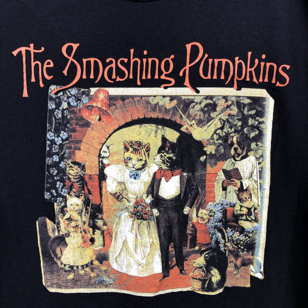 THE SMASHING PUMPKINS Smashing Pumpkins Band T-shirt Band T Men's L size cotton black type Vintage Second Hand