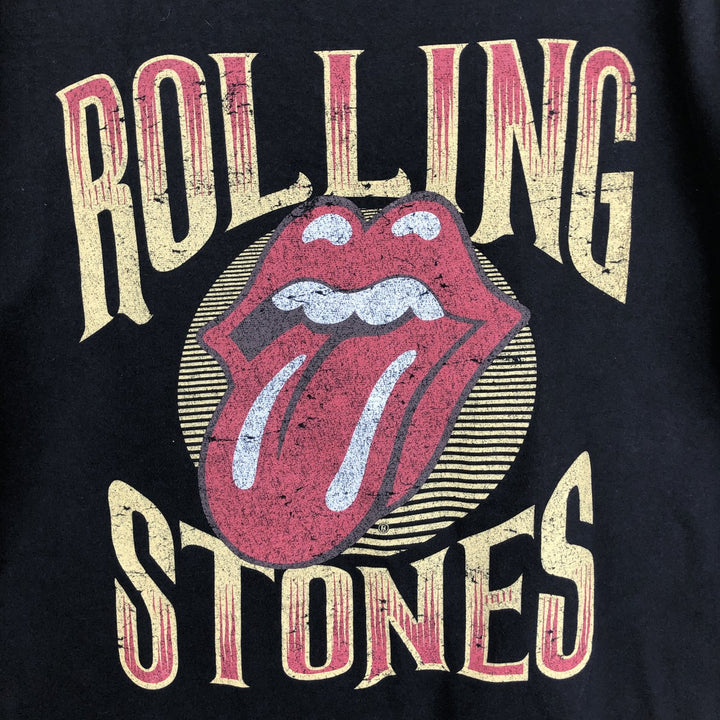 THE ROLLING STONES The Rolling Stones Band T-shirt Band T Men's XL size cotton black type Vintage Second Hand