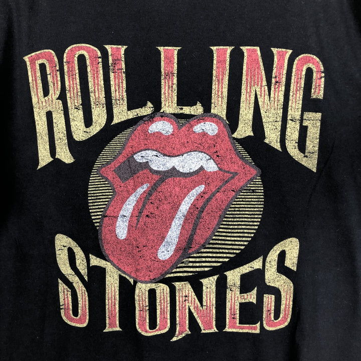 THE ROLLING STONES The Rolling Stones Band T-shirt Band T Men's XL size cotton black type Vintage Second Hand