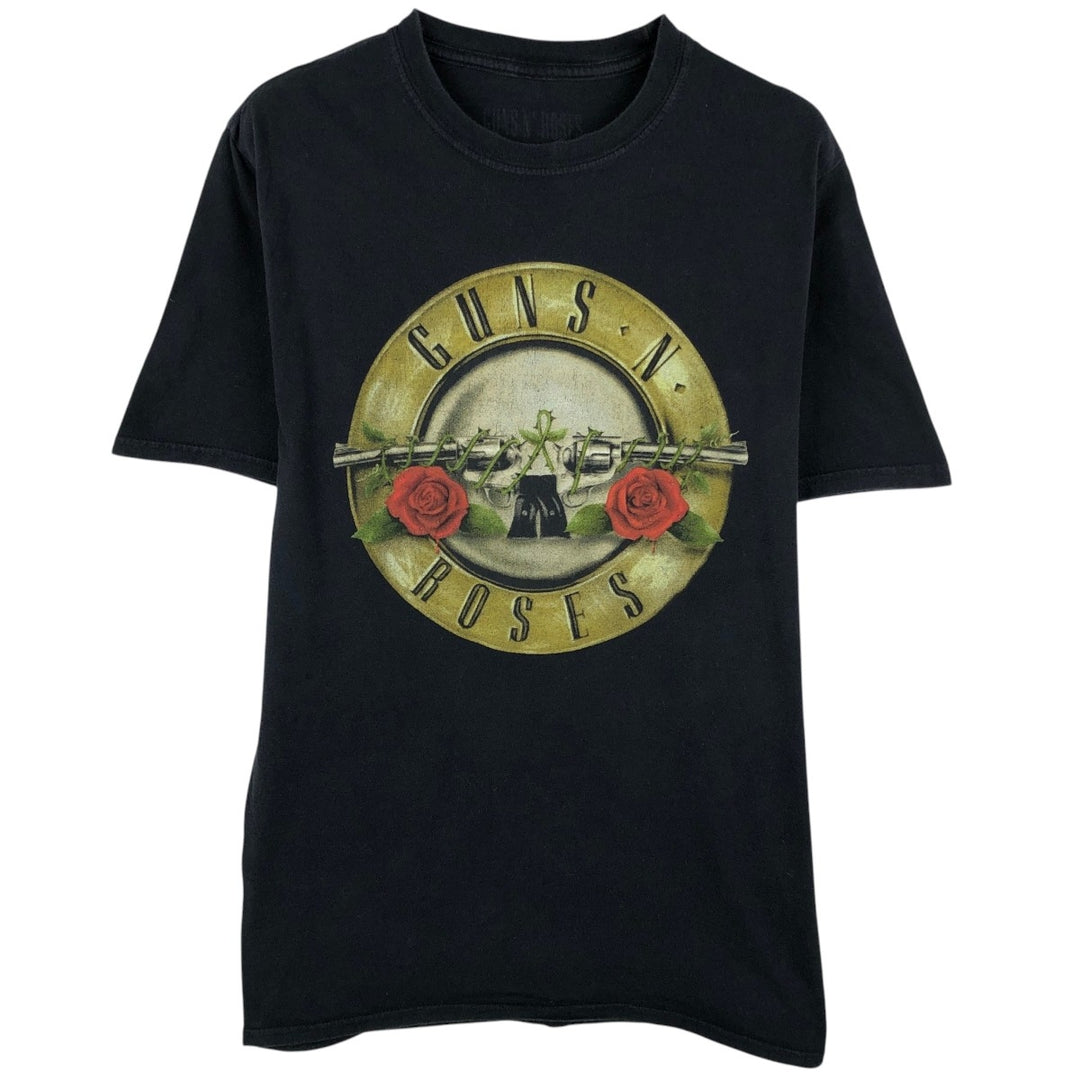 Guns N' Roses Band T-Shirt, Men's Size Small unclear black type Vintage Second Hand