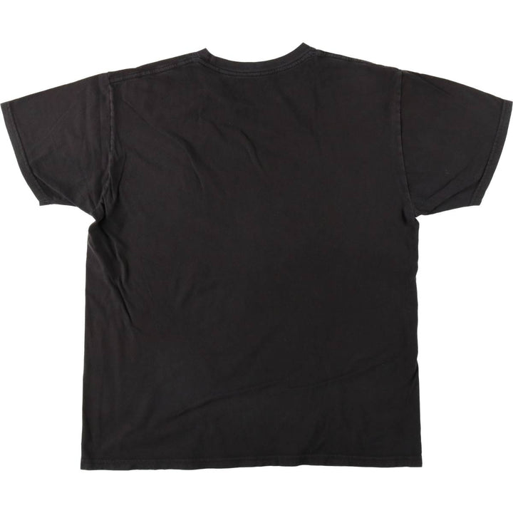 QUEEN Band T-shirt, Men's L size cotton black type Vintage Second Hand