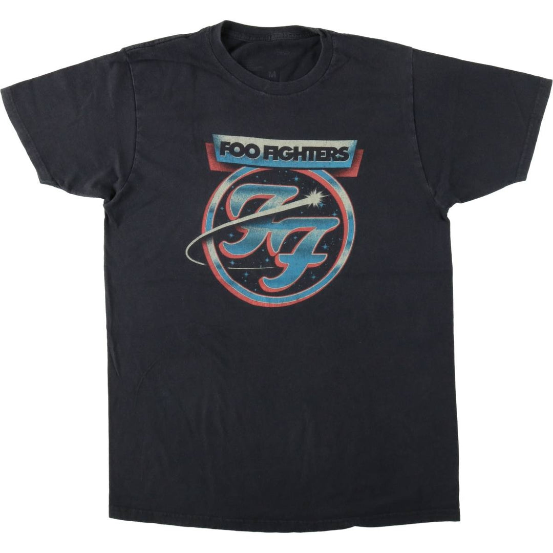 Foo Fighters band t-shirt, men's size M. cotton black type Vintage Second Hand
