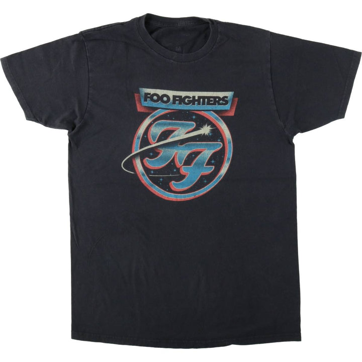 Foo Fighters band t-shirt, men's size M. cotton black type Vintage Second Hand
