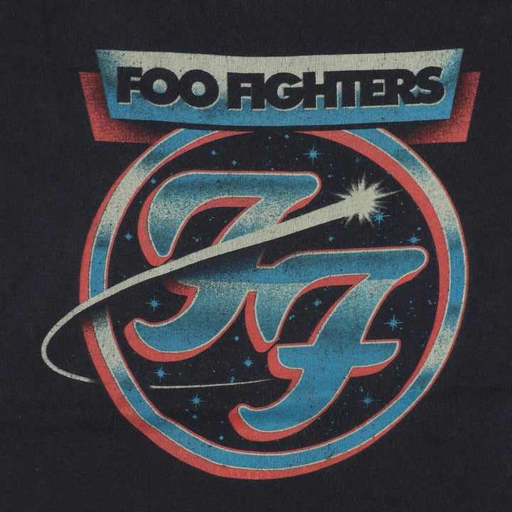 Foo Fighters band t-shirt, men's size M. cotton black type Vintage Second Hand