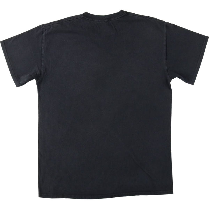METALLICA Skull Pattern Band T-shirt Band Tee Men's M size cotton black type Vintage Second Hand