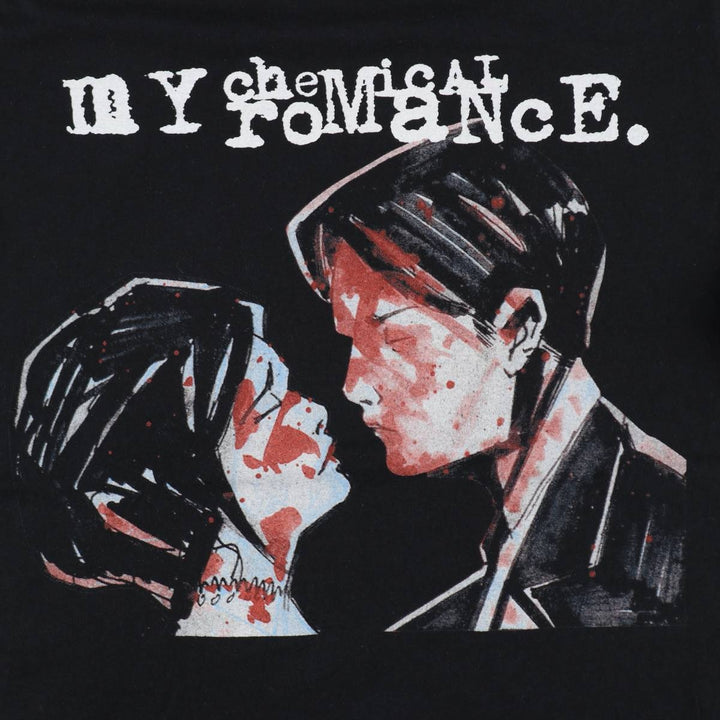 Gildan MY CHEMICAL ROMANCE Band T-shirt (Men's size M equivalent) cotton black type Vintage Second Hand