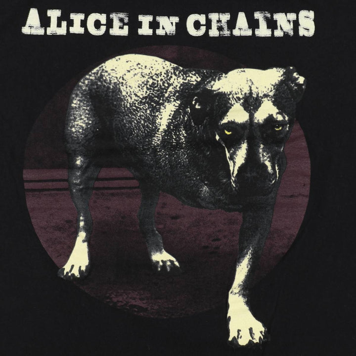 ALICE IN CHAINS (Alice in Chains) Dog Pattern Band T-Shirt, Men's XL Equivalent cotton black type Vintage Second Hand