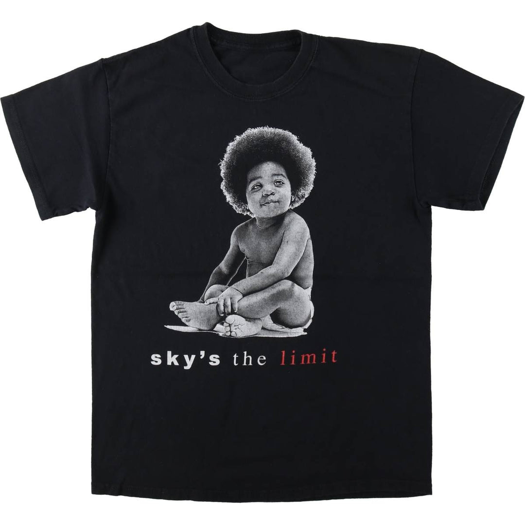 THE NOTORIOUS BIG Notorious BIG Rap T-shirt Rap T Men's M size unclear black type Vintage Second Hand