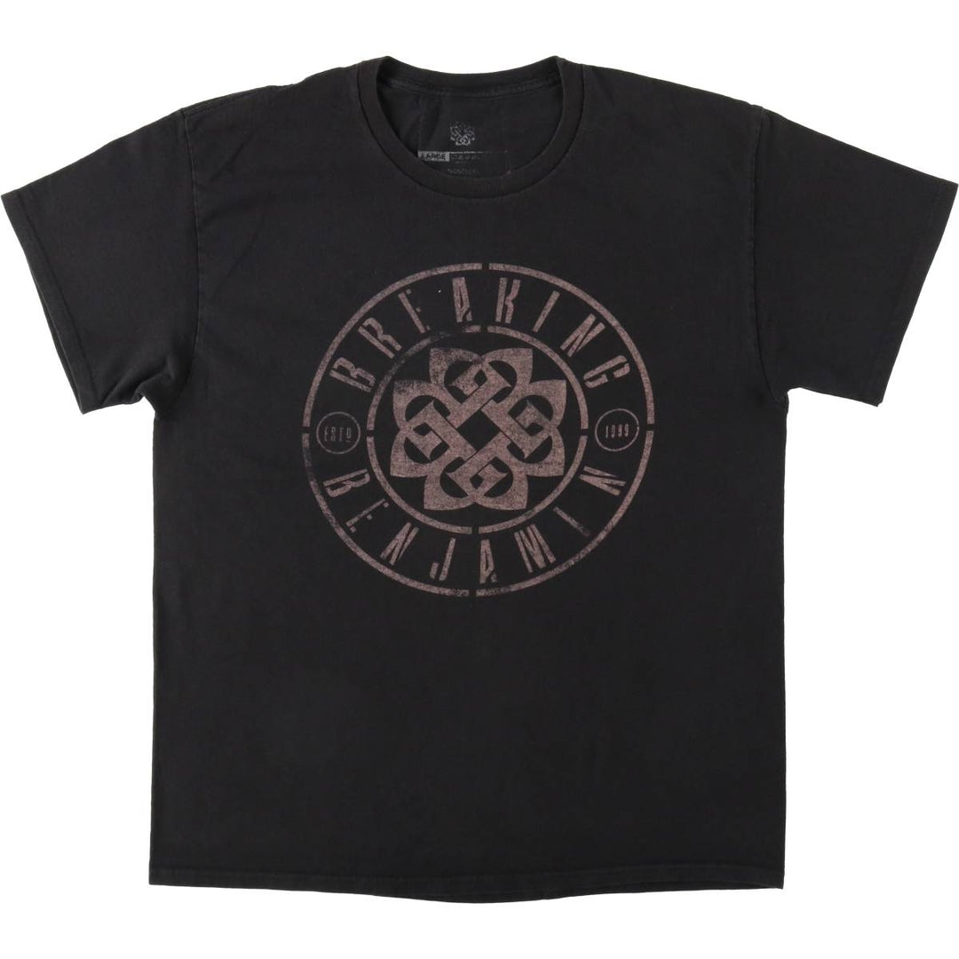 Breaking Benjamin Band T-Shirt (Men's Size L) unclear black type Vintage Second Hand