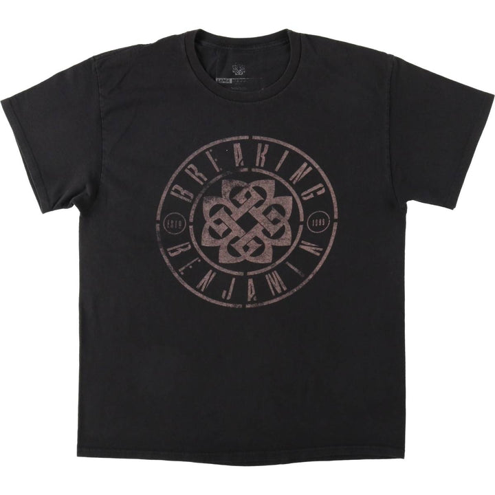 Breaking Benjamin Band T-Shirt (Men's Size L) unclear black type Vintage Second Hand