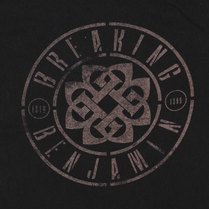 Breaking Benjamin Band T-Shirt (Men's Size L) unclear black type Vintage Second Hand