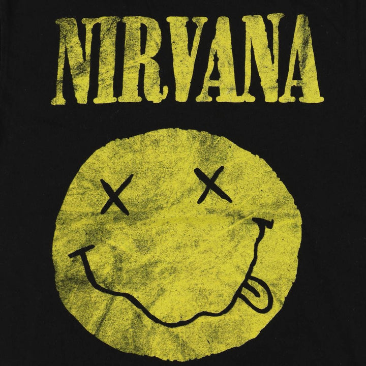 NIRVANA Nirvana Band T-shirt, Band T, Men's S size unclear black type Vintage Second Hand