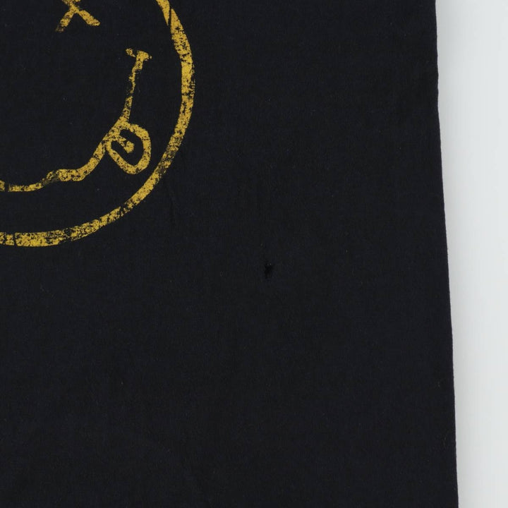 NIRVANA Nirvana Band T-shirt Band T Men's S size cotton black type Vintage Second Hand