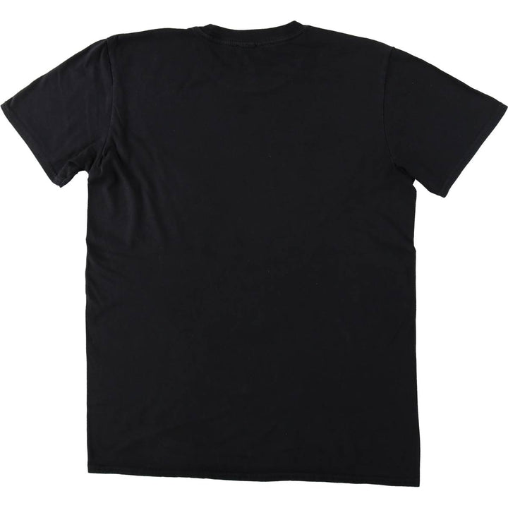 QUEEN Band T-shirt, Men's M size cotton black type Vintage Second Hand
