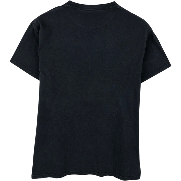 METALLICA Metallica Band T-shirt Band T Men's S size unclear black type Vintage Second Hand