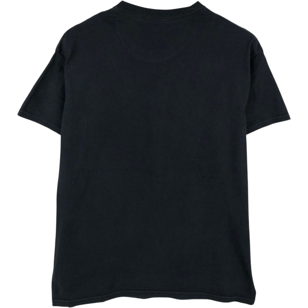 THE BEATLES Band T-shirt, Men's L size cotton black type Vintage Second Hand