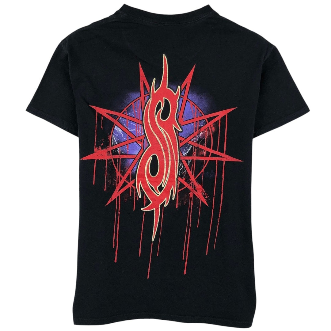 Slipknot Band T-shirt, Band T, Men's S size cotton black type Vintage Second Hand