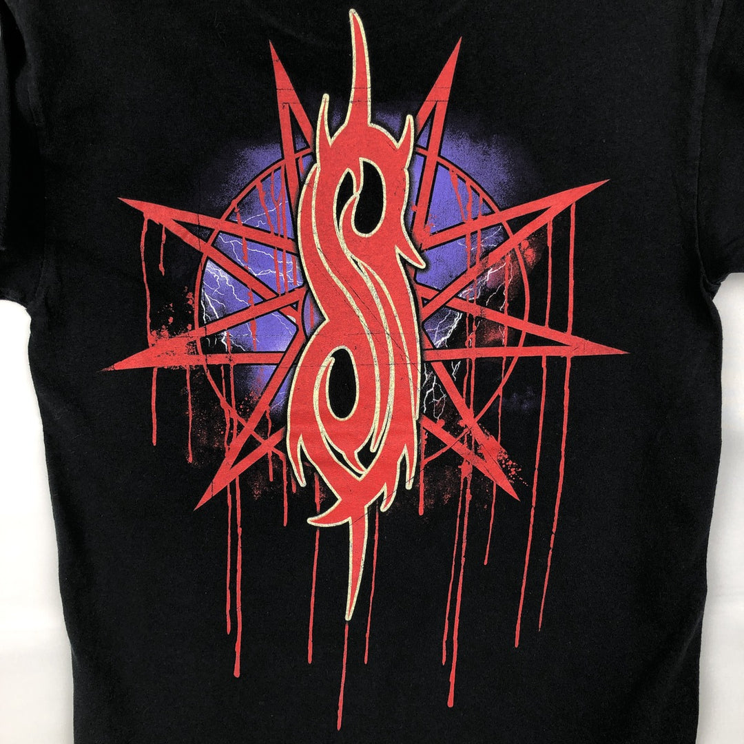 Slipknot Band T-shirt, Band T, Men's S size cotton black type Vintage Second Hand