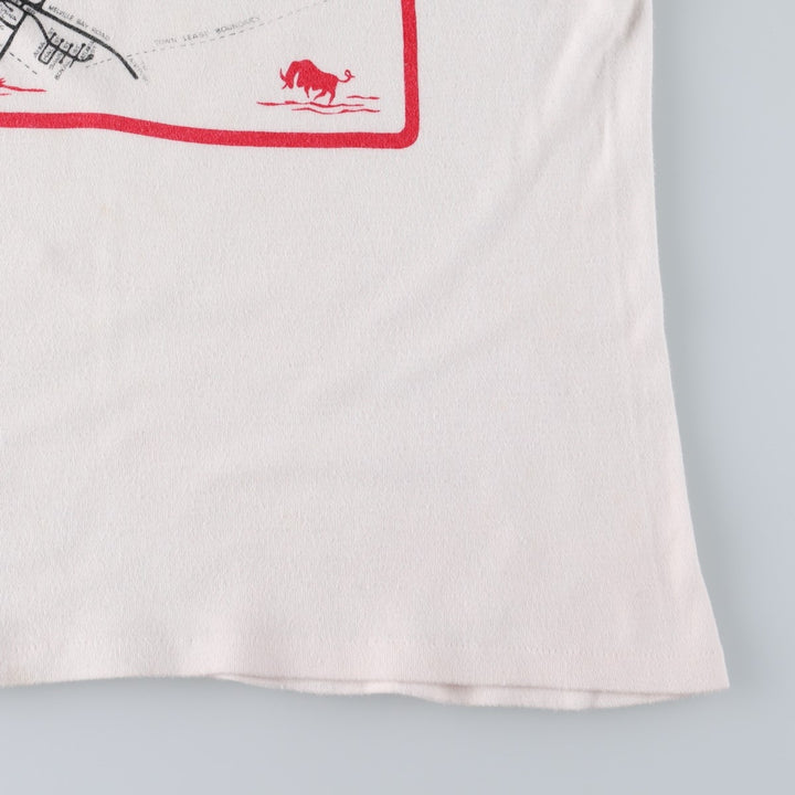 90'S Ringer T-shirt, Women's Size S (approx.), Vintage unclear white type Vintage Second Hand