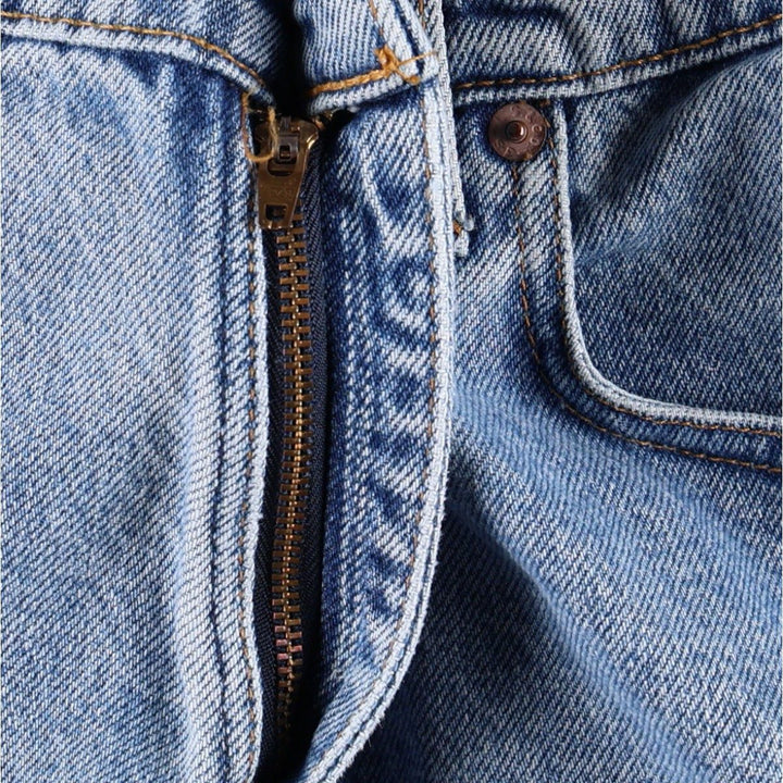 90'S Levi's 550 Relaxed Fit Denim Shorts, Made in USA, Women's Size L (W28 equivalent), Vintage. cotton blue type Vintage Second Hand