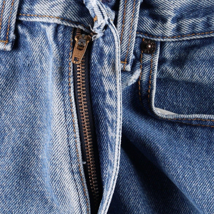 1990'S Levi's 17505-1230 Cut-off Denim Shorts, Made in USA, Women's Size M (W26 equivalent), Vintage. cotton blue type Vintage Second Hand