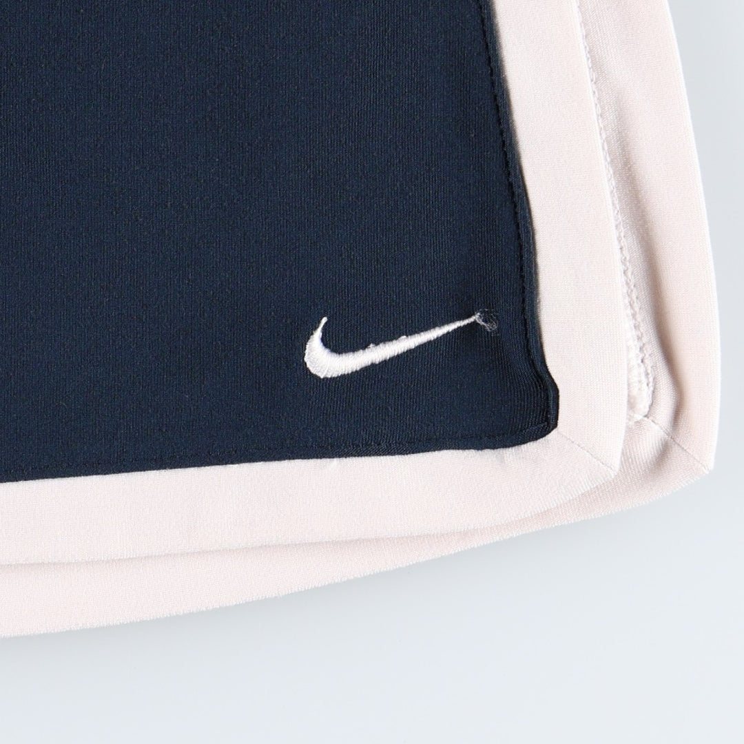 2000'S Nike Team Mini Culotte Skirt (Women's Size M) polyester navy blue type Vintage Second Hand