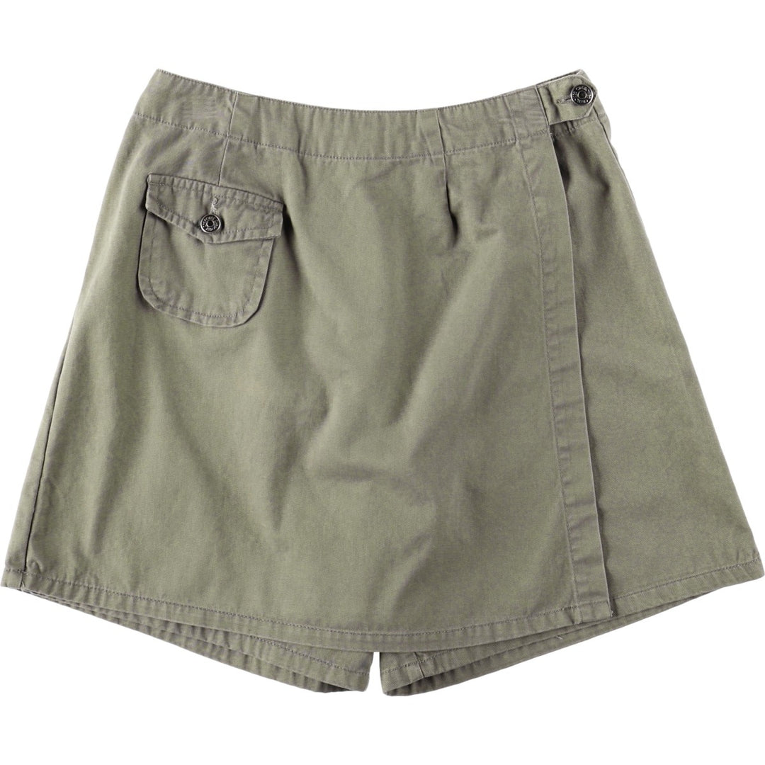 CHEROKEE Culotte Pants, Women's Size L (approx.) cotton Khaki type Vintage Second Hand