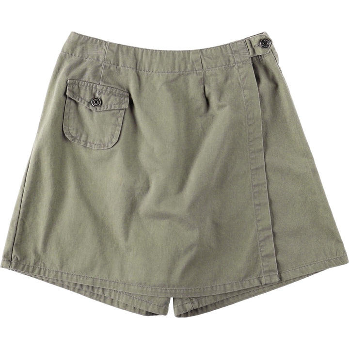 CHEROKEE Culotte Pants, Women's Size L (approx.) cotton Khaki type Vintage Second Hand