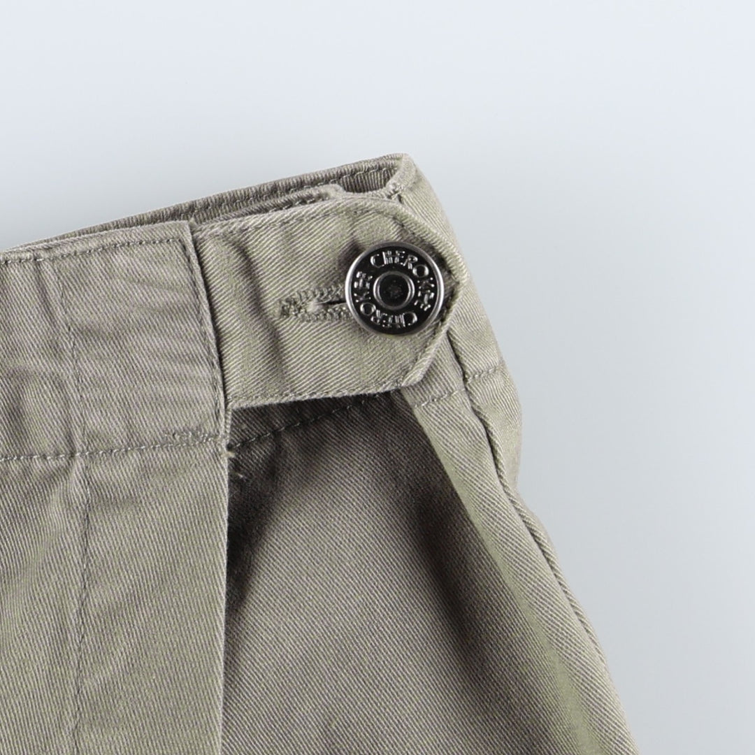 CHEROKEE Culotte Pants, Women's Size L (approx.) cotton Khaki type Vintage Second Hand