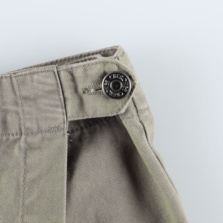 CHEROKEE Culotte Pants, Women's Size L (approx.) cotton Khaki type Vintage Second Hand
