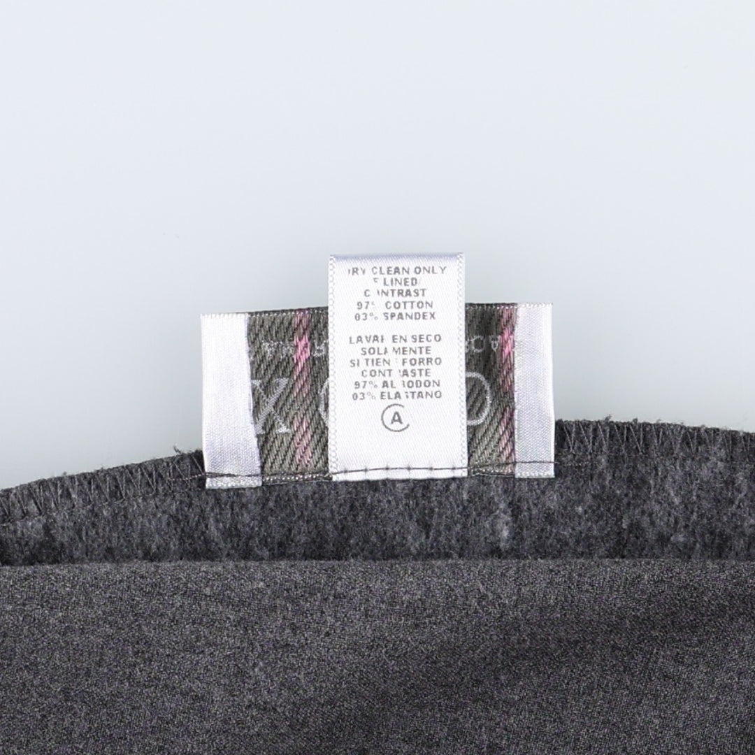 XOXO A-line Mini Skirt, Made in USA, Women's Size L polyester gray type Vintage Second Hand