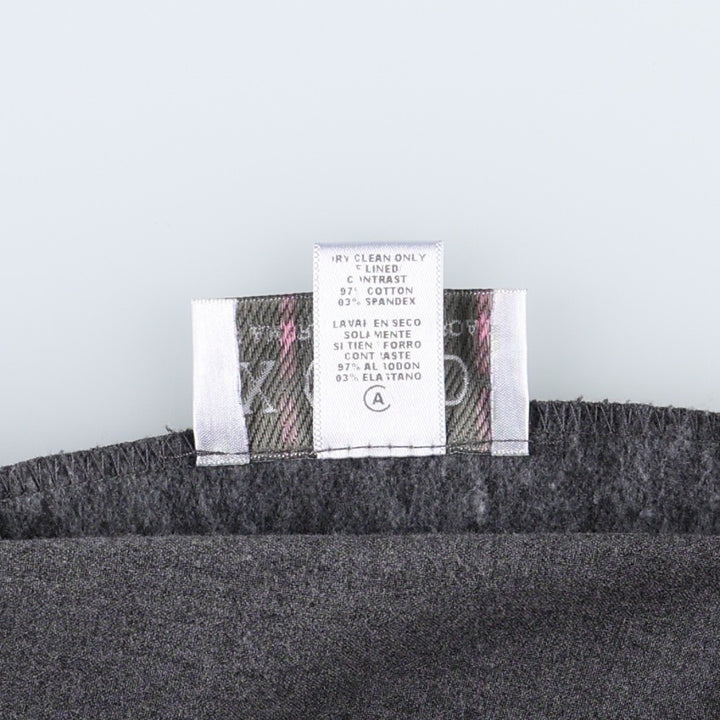XOXO A-line Mini Skirt, Made in USA, Women's Size L polyester gray type Vintage Second Hand
